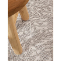 Kusový koberec Duet Kona White/Gray kruh - na von aj na doma