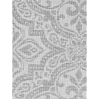 Kusový koberec Duet Rosel White/Gray kruh - na von aj na doma