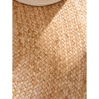 Kusový koberec Jutta Natur Ivory/Gold kruh