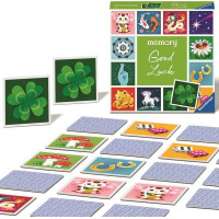 RAVENSBURGER Pexeso Zriedkavé okamihy: Veľa šťastia!, 48 kartičiek