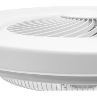 Stropné LED svietidlo s ventilátorom na diaľkové ovládanie - čierne