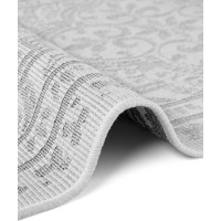Kusový koberec Duet Rosel White/Gray - na von aj na doma