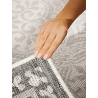 Kusový koberec Duet Rosel White/Gray - na von aj na doma