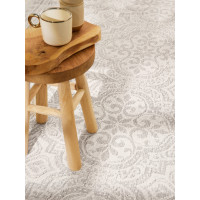 Kusový koberec Duet Rosel White/Gray - na von aj na doma