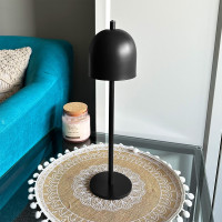 Dotyková nočná lampička MODERN - čierna