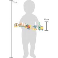 small foot Drevený narodeninový vláčik so zvieratkami