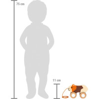 small foot Drevená ťahacia hračka Morča
