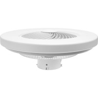 Stropné LED svietidlo s ventilátorom na diaľkové ovládanie - biele
