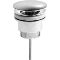 Sapho Umývadlová výpusť 5/4“, neuzatvárateľná, veľká zátka, 5-65mm, chróm CV3004