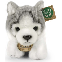 Rappa Plyšový pes husky ležiaci 20 cm ECO-FRIENDLY