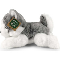 Rappa Plyšový pes husky ležiaci 20 cm ECO-FRIENDLY