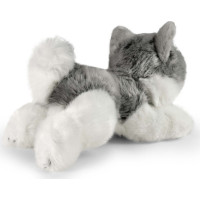 Rappa Plyšový pes husky ležiaci 20 cm ECO-FRIENDLY