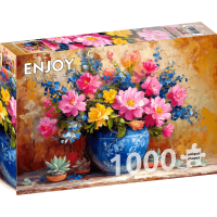 ENJOY Puzzle Červenajúci sa kútik 1000 dielikov