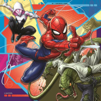 RAVENSBURGER Puzzle Marvel: Spider-Man 3x49 dielikov