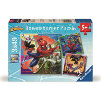 RAVENSBURGER Puzzle Marvel: Spider-Man 3x49 dielikov