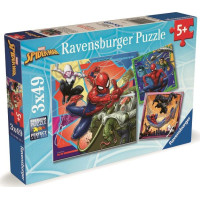 RAVENSBURGER Puzzle Marvel: Spider-Man 3x49 dielikov