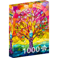 ENJOY Puzzle Mozaikový strom 1000 dielikov