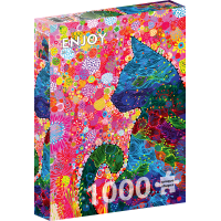 ENJOY Puzzle Premýšľavá mačka 1000 dielikov