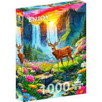 ENJOY Puzzle Raj jeleňov 1000 dielikov