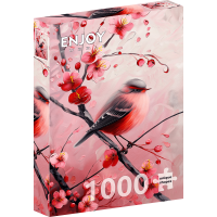 ENJOY Puzzle Rubínový spevák 1000 dielikov