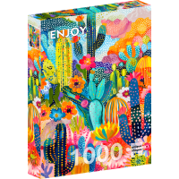 ENJOY Puzzle Svet kaktusov 1000 dielikov
