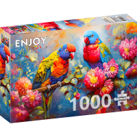 ENJOY Puzzle Tropickí spoločníci 1000 dielikov