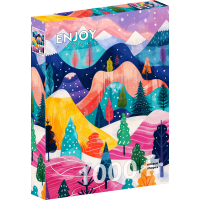ENJOY Puzzle Zimná paleta 1000 dielikov