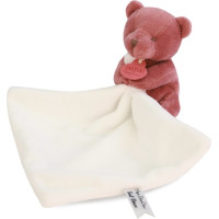 Doudou Môj malý medvedík 10 cm vínový