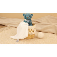 Doudou Môj malý medvedík 10 cm modrý