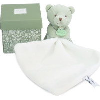 Doudou Môj malý medvedík 10 cm svetlo zelený