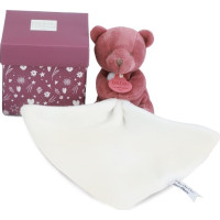 Doudou Môj malý medvedík 10 cm vínový