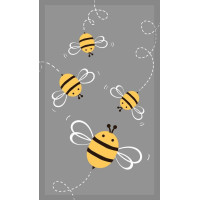 Detský bavlnený uterák KIDS 30x50 cm - Včielky