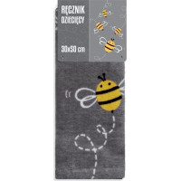 Detský bavlnený uterák KIDS 30x50 cm - Včielky