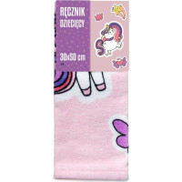 Detský bavlnený uterák KIDS 30x50 cm - Jednorožec