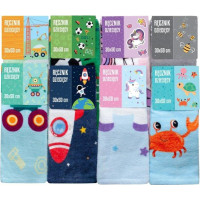 Detský bavlnený uterák KIDS 30x50 cm - Jednorožec