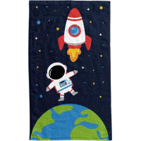 Detský bavlnený uterák KIDS 30x50 cm - Vesmír