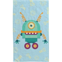 Detský bavlnený uterák KIDS 30x50 cm - Robot