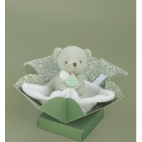 Doudou Môj malý medvedík 10 cm svetlo zelený
