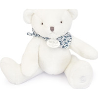 Doudou Plyšový medvedík biely 25 cm