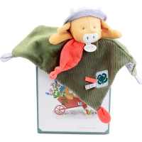 Doudou Darčeková sada Plyšový muchláčik kravička Aneth 27 cm