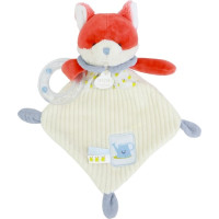 Doudou Darčeková sada Plyšová líška Romarin s hrkálkou 21 cm