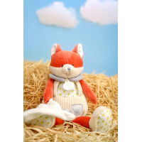 Doudou Darčeková sada Plyšová líška Romarin s dečkou 28 cm