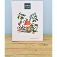 Doudou Darčeková sada Plyšová líška Romarin s dečkou 28 cm
