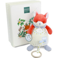 Doudou Darčeková sada Plyšová líška Romarin hrajúca melódiu 20 cm