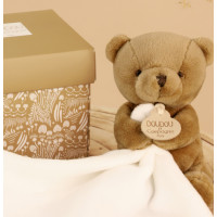 Doudou Môj malý medvedík 10 cm hnedý