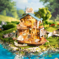 RoboTime Miniatúra domčeka Domček pre šteniatka