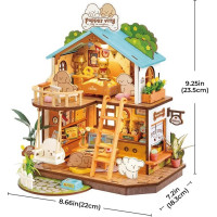 RoboTime Miniatúra domčeka Domček pre šteniatka