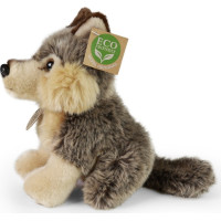 Rappa Plyšový vlk sediaci 18 cm ECO-FRIENDLY
