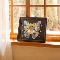 RoboTime Drevené puzzle Motýľ Morpho Helena