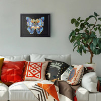 RoboTime Drevené puzzle Motýľ Morpho Helena